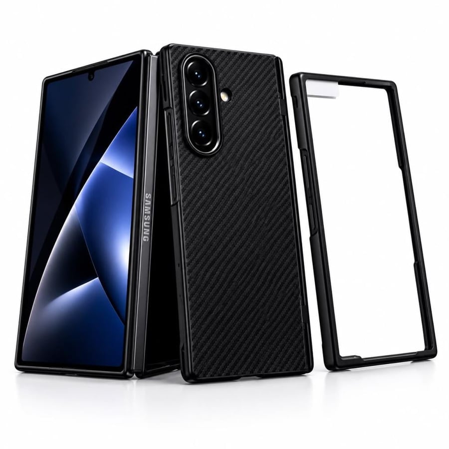 جراب حماية سامسونج Galaxy Z Fold 8 Ultra أسود