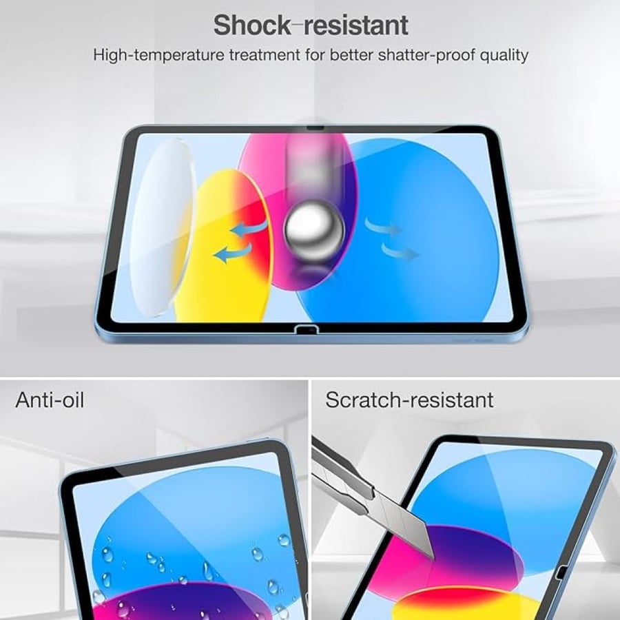 حماية شاشة زجاج مقوى شفافة لجهاز iPad Mini 6 وiPad Mini 7
