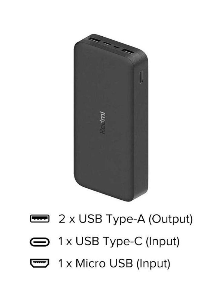 باور بنك ريدمي 20000mAh موديل PB200LZM – شحن متنقل سريع بقدرة 18 واط
