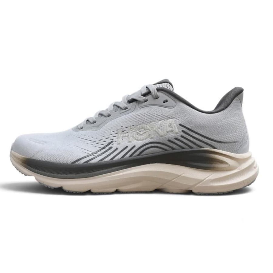 حذاء هوكا كليفتون 11 (HOKA Clifton 11) رمادي فاتح للجنسين