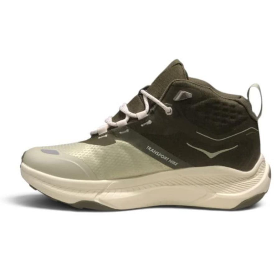 حذاء هوكا ون ون ترانسبورت هايك جي تي إكس HOKA ONE ONE Transport Hike GTX زيتي داكن مع اوف وايت رجالي