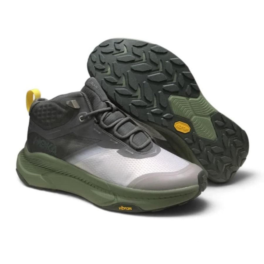 حذاء هوكا ون ون ترانسبورت هايك جي تي إكس HOKA ONE ONE Transport Hike GTX رمادي مع اخضر رجالي