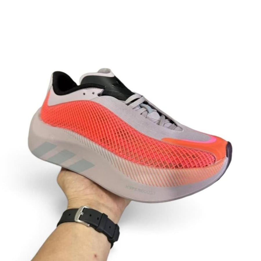 حذاء اديداس هايبربوست إيدج Adidas Hyperboost Edg برتقالي ورمادي للجنسين