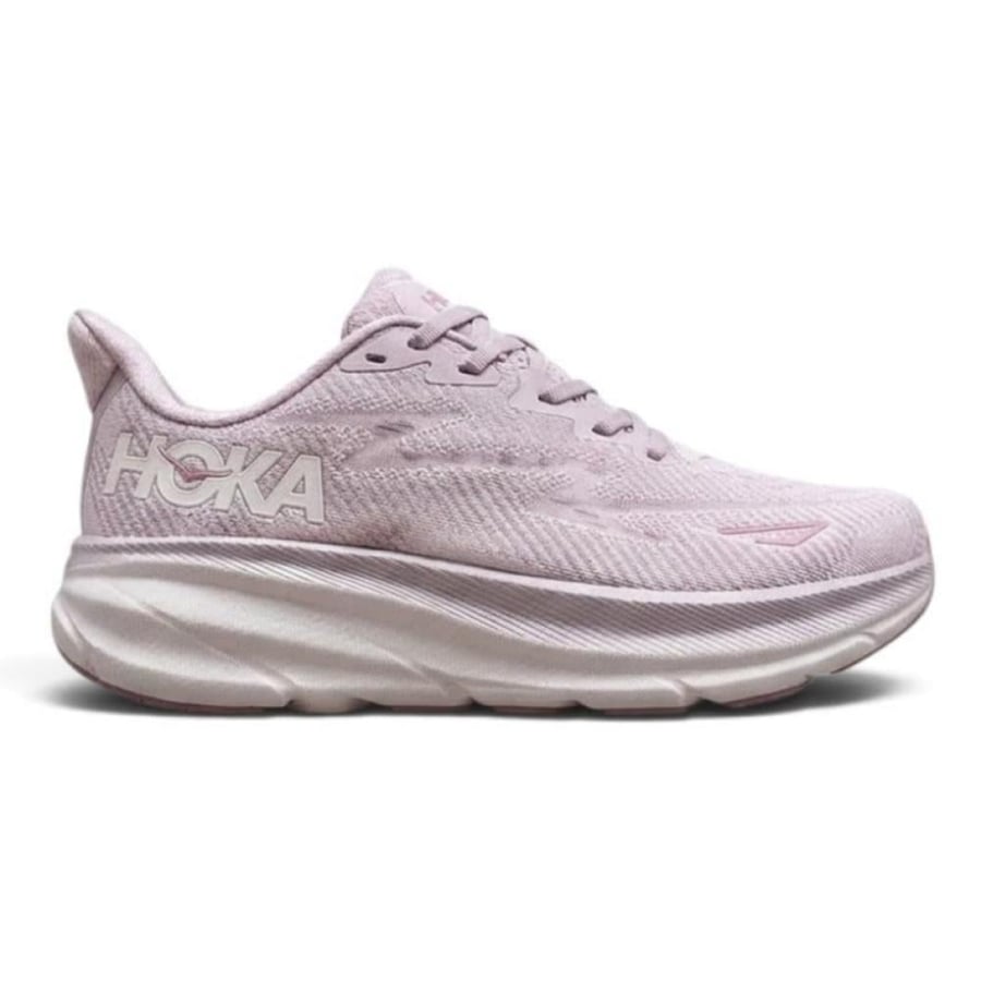 حذاء هوكا ون ون كليفتون 9 (HOKA ONE ONE Clifton 9) وردي فاتح نسائي