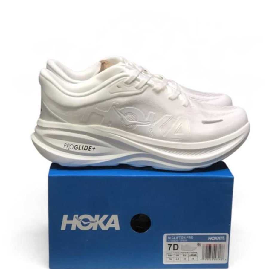 حذاء هوكا كليفتون برو Hoka Clifton Pro ابيض للجنسين