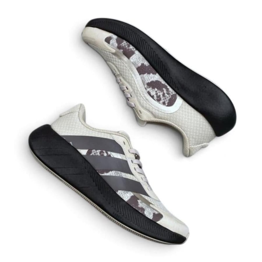 حذاء اديداس هايبربوست إيدج  Adidas Hyperboost Edg بيج مع رمادي للجنسين