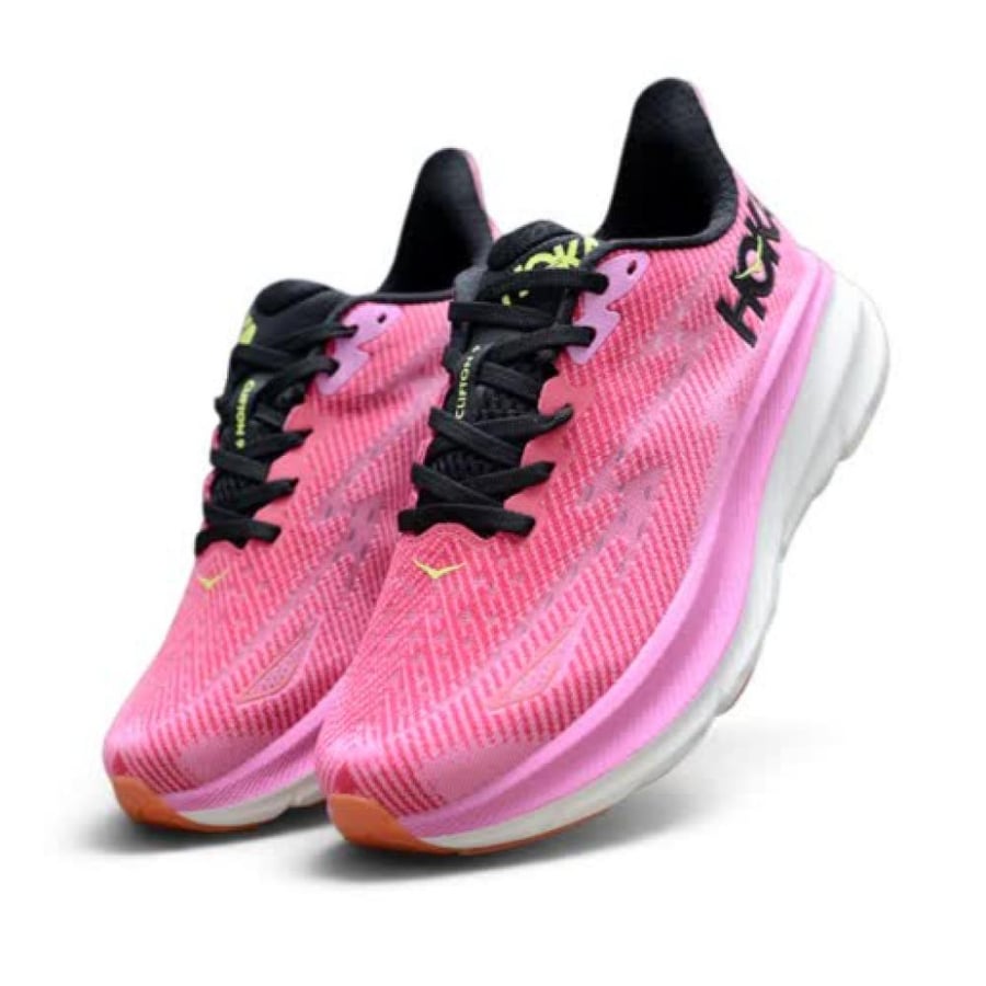 حذاء هوكا ون ون كليفتون 9 (HOKA ONE ONE Clifton 9) وردي نسائي