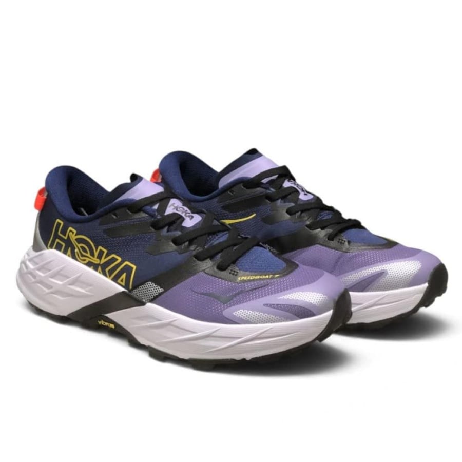 حذاء هوكا سبيدجوت 7 (Hoka Speedgoat 7 ) بنفسجي مع كحلي للجنسين