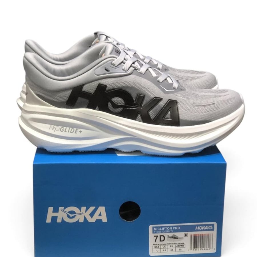 حذاء هوكا كليفتون برو  Hoka Clifton Pro رمادي للجنسين