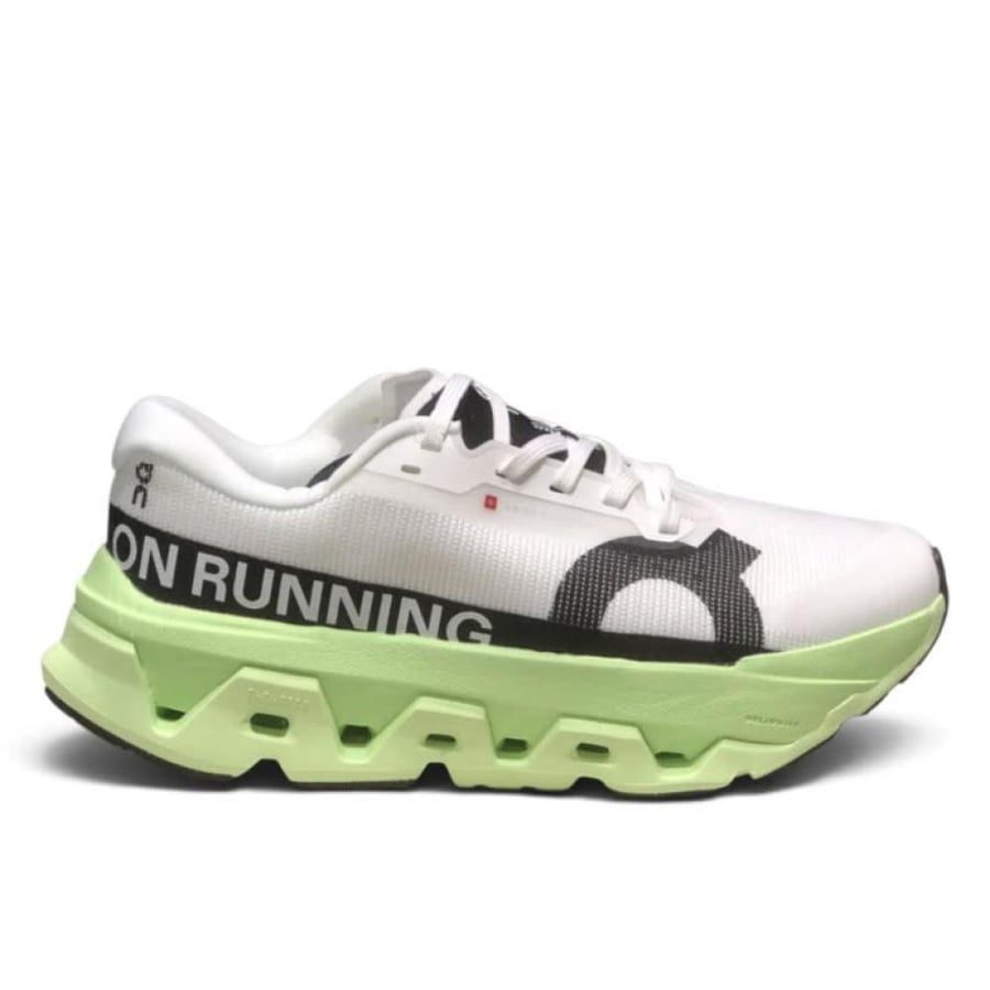 حذاء اون راننج كلاود مونستر 3 هايبر On Running Cloudmonster 3 Hyper ابيض مع اخضر فاتح للجنسين