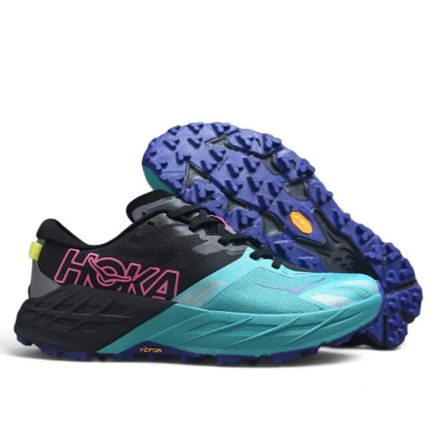 حذاء هوكا سبيدجوت 7 (Hoka Speedgoat 7 ) ازرق فيروزي مع اسود نسائي