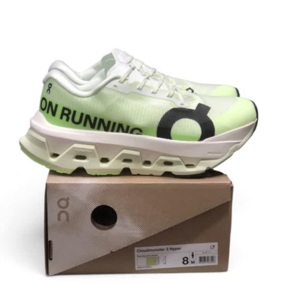 حذاء اون راننج كلاود مونستر 3 هايبر On Running Cloudmonster 3 Hyper اخضر فاتح للجنسين