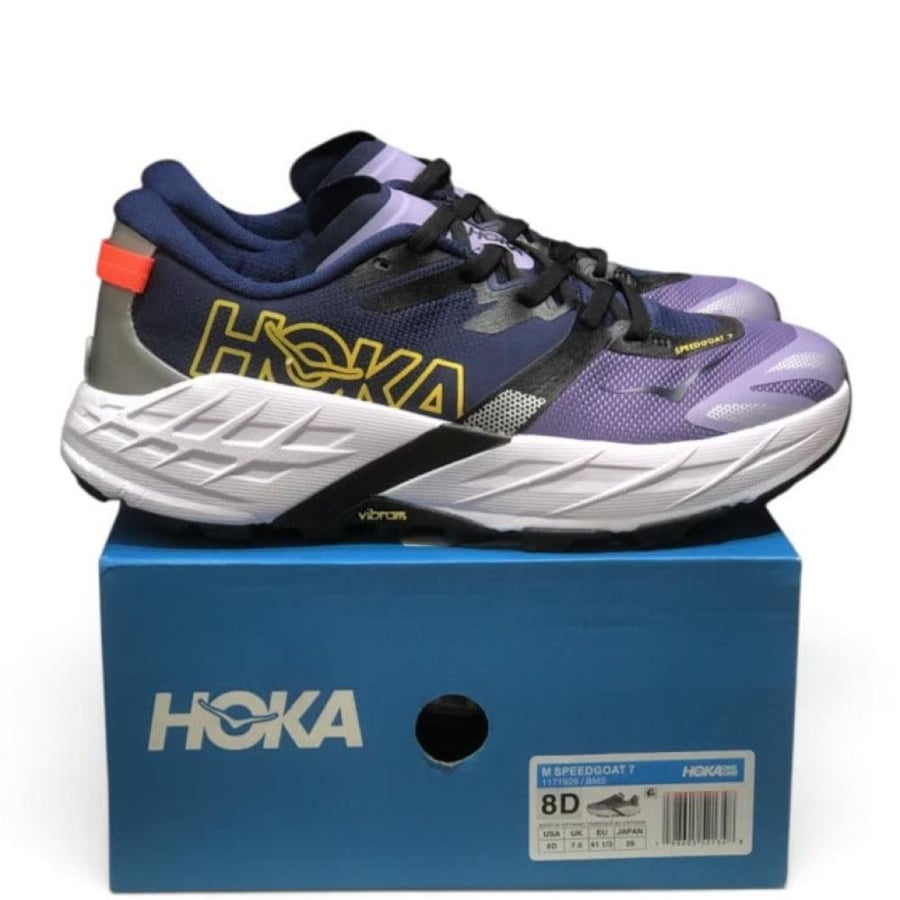 حذاء هوكا سبيدجوت 7 (Hoka Speedgoat 7 ) بنفسجي مع كحلي للجنسين