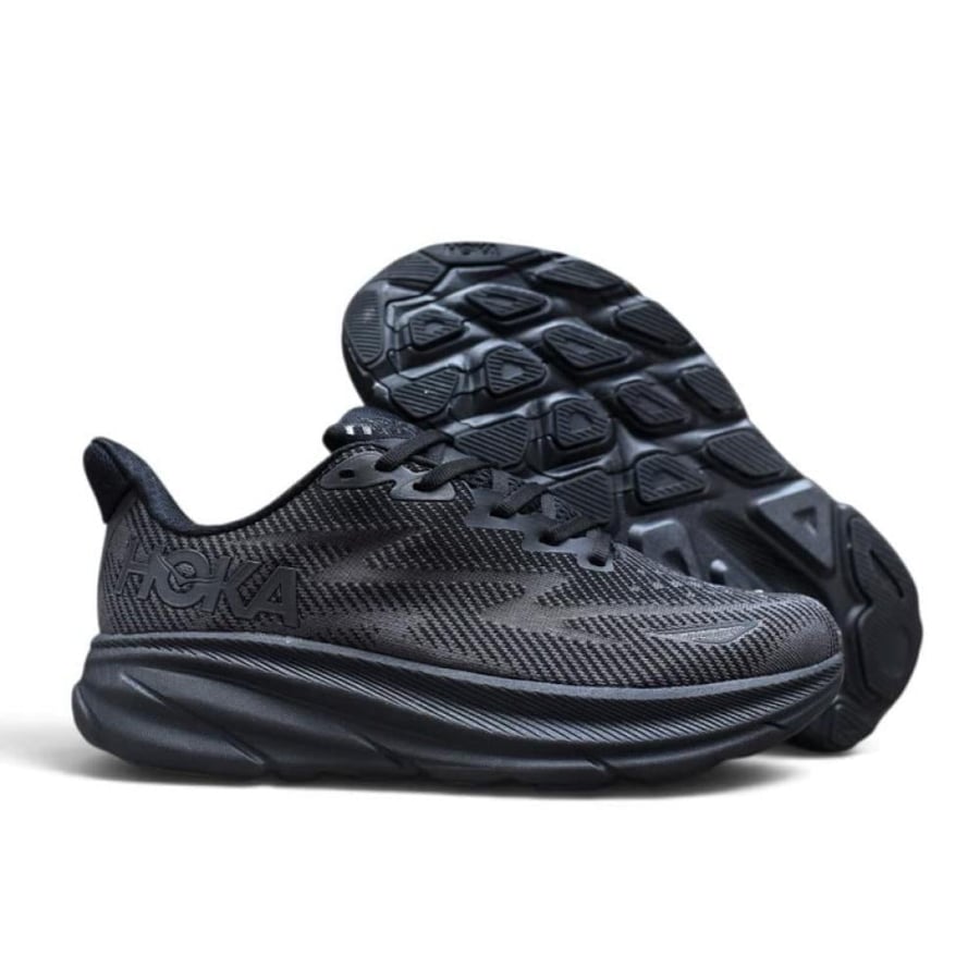 حذاء هوكا ون ون كليفتون 9 (HOKA ONE ONE Clifton 9) اسود للجنسين