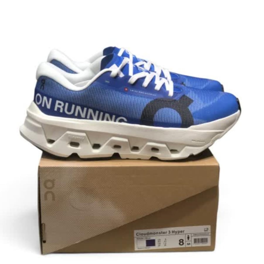حذاء اون راننج كلاود مونستر 3 هايبر On Running Cloudmonster 3 Hyper ازرق مع ابيض للجنسين
