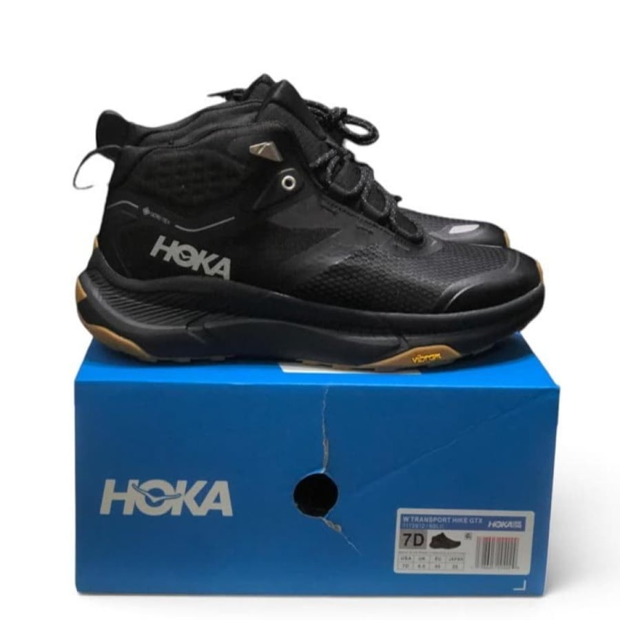 حذاء هوكا ون ون ترانسبورت هايك جي تي إكس HOKA ONE ONE Transport Hike GTX اسود رجالي