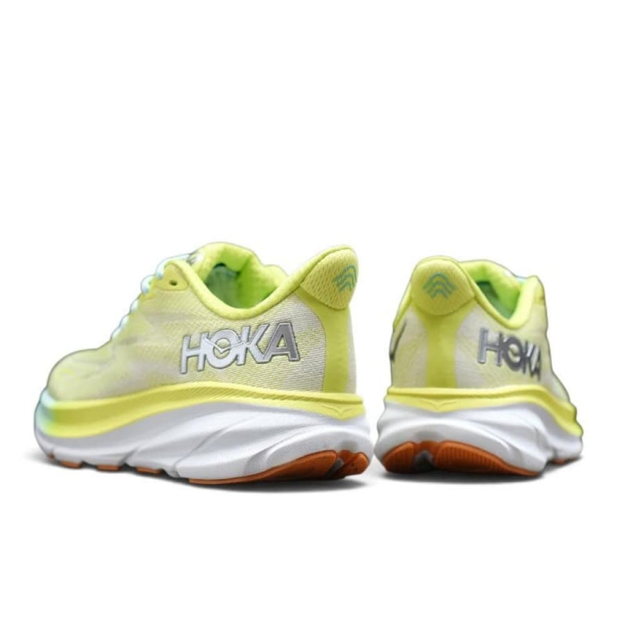 حذاء هوكا ون ون كليفتون 9 (HOKA ONE ONE Clifton 9) اصفر ليموني نسائي