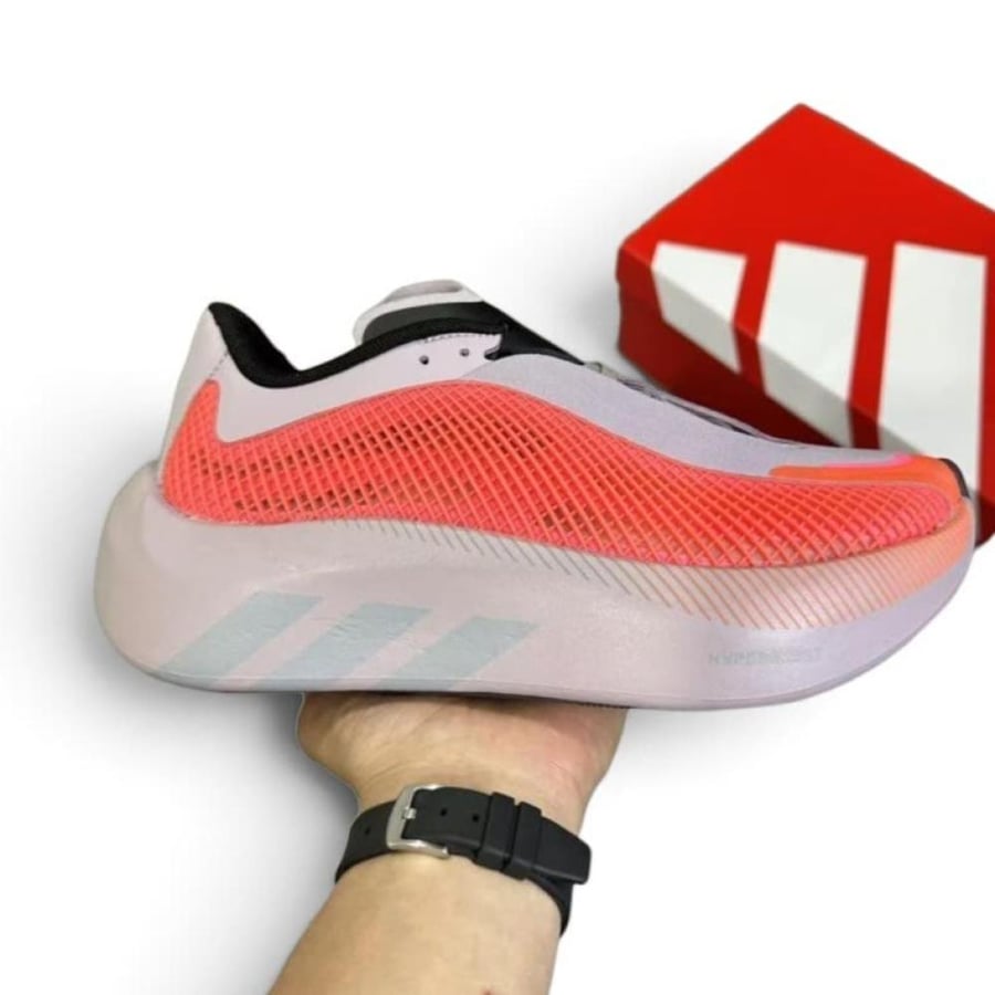حذاء اديداس هايبربوست إيدج Adidas Hyperboost Edg برتقالي ورمادي للجنسين