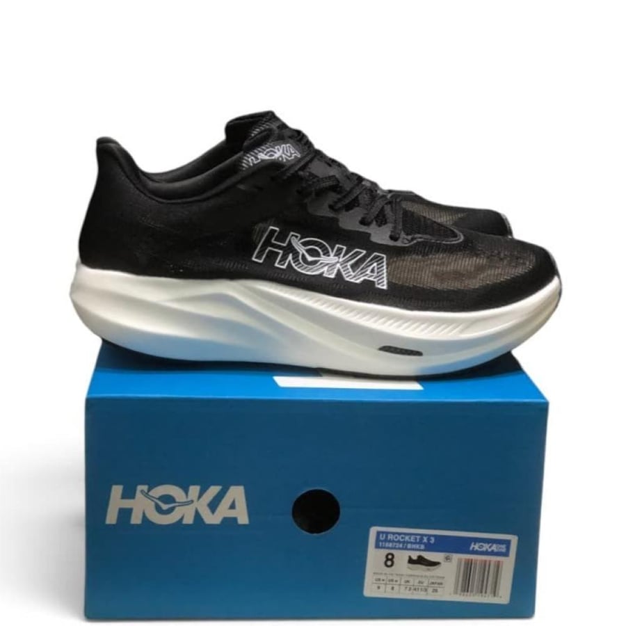 حذاء هوكا ون ون روكيت إكس HOKA ONE ONE ROCKET X اسود للجنسين