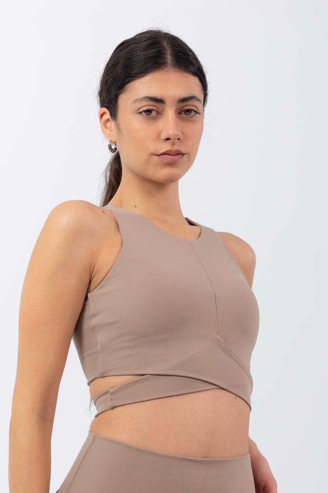 Aura Line Bra -Mocha