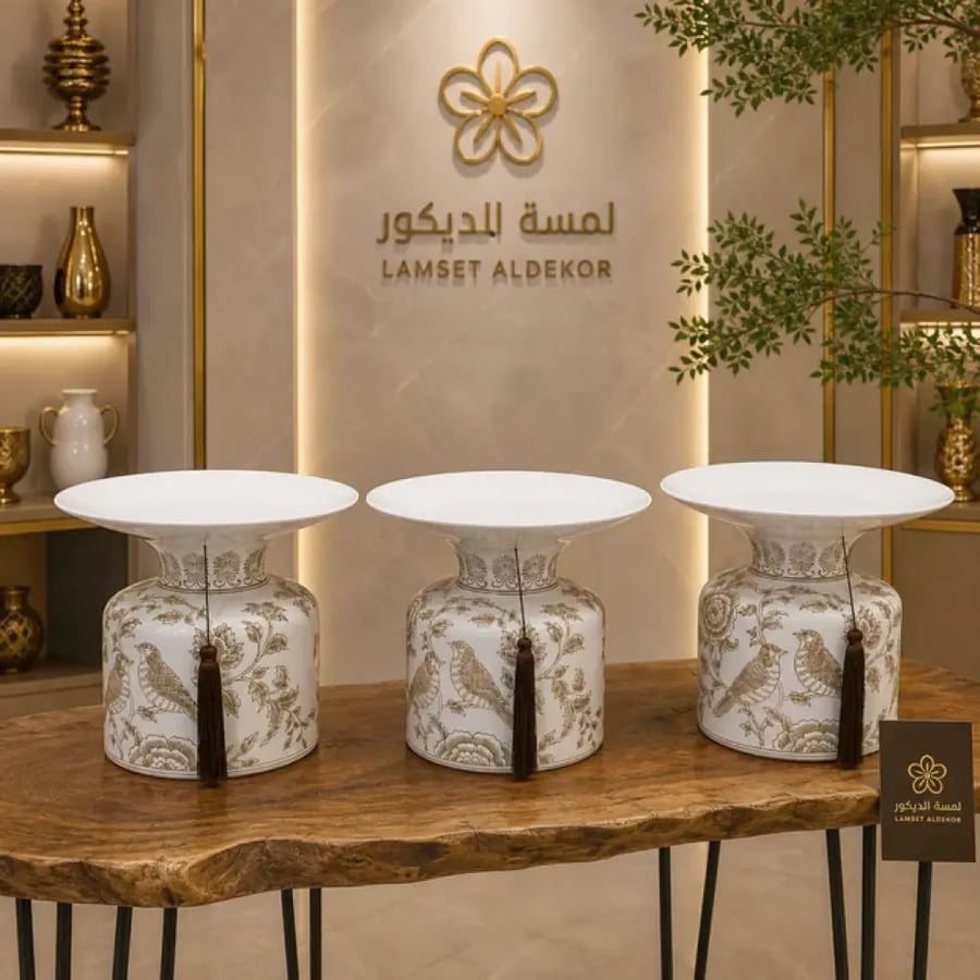 طقم 3 صواني سيراميك فاخرة