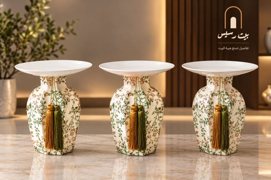 طقم 3 صواني سيراميك فاخرة