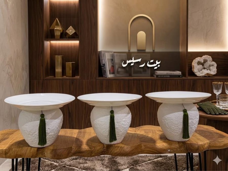 طقم 3 صواني سيراميك فاخرة