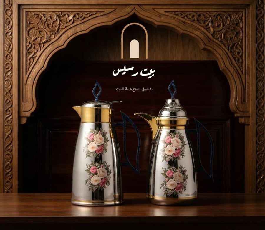 طقم ترامس شاي قهوة فاخرة