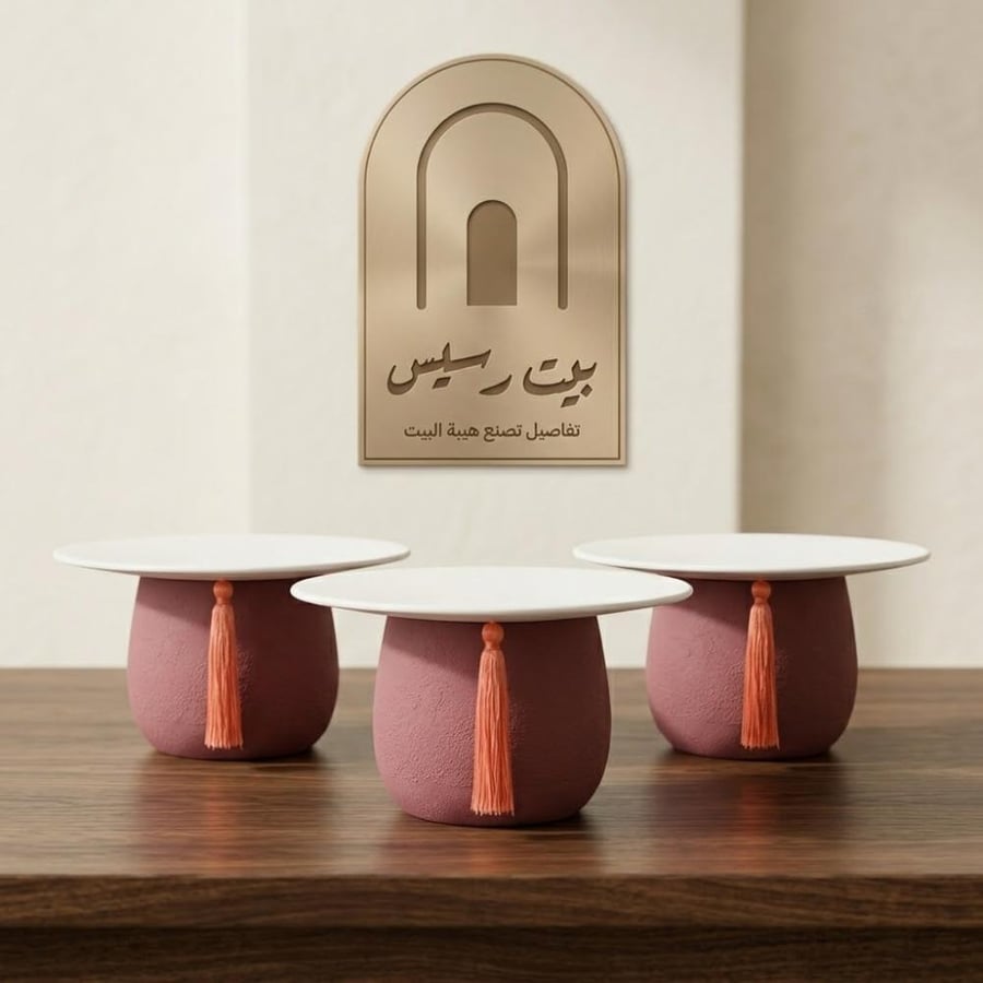 طقم 3 صواني ضيافة فاخرة