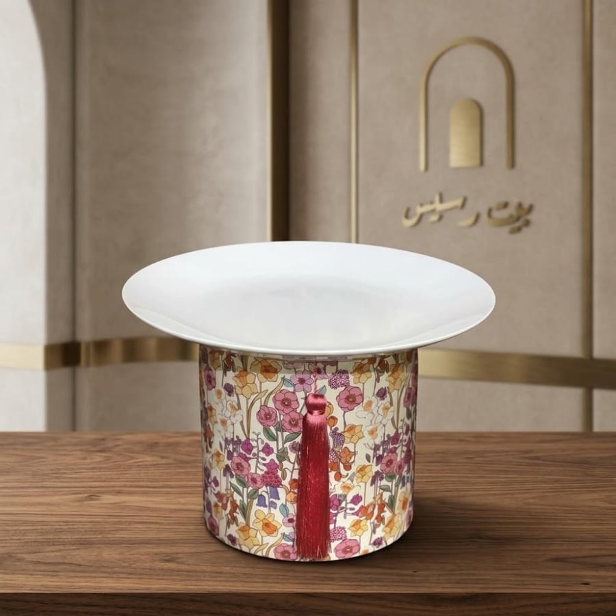 طقم 3 صواني ضيافة سيراميك فاخرة