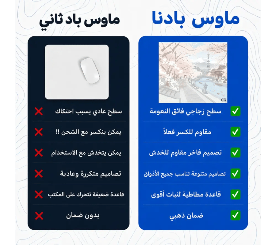 ماوس باد زجاجي أشجار الساكورا
