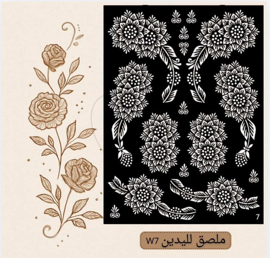 ملصق يدينW7