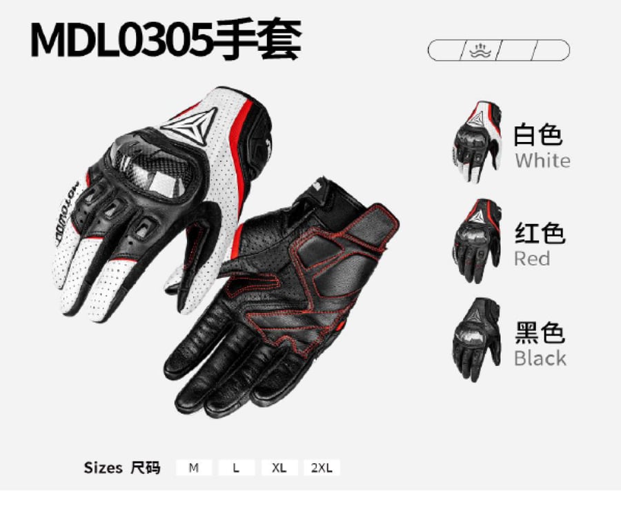 قفازات ركوب موتوولف MDL0305 بحماية مفاصل
