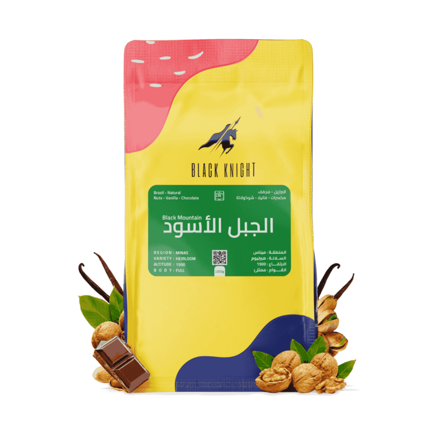 قهوه الجبل الأسود - البرازيل من محمصة بلاك نايت 1 كغ