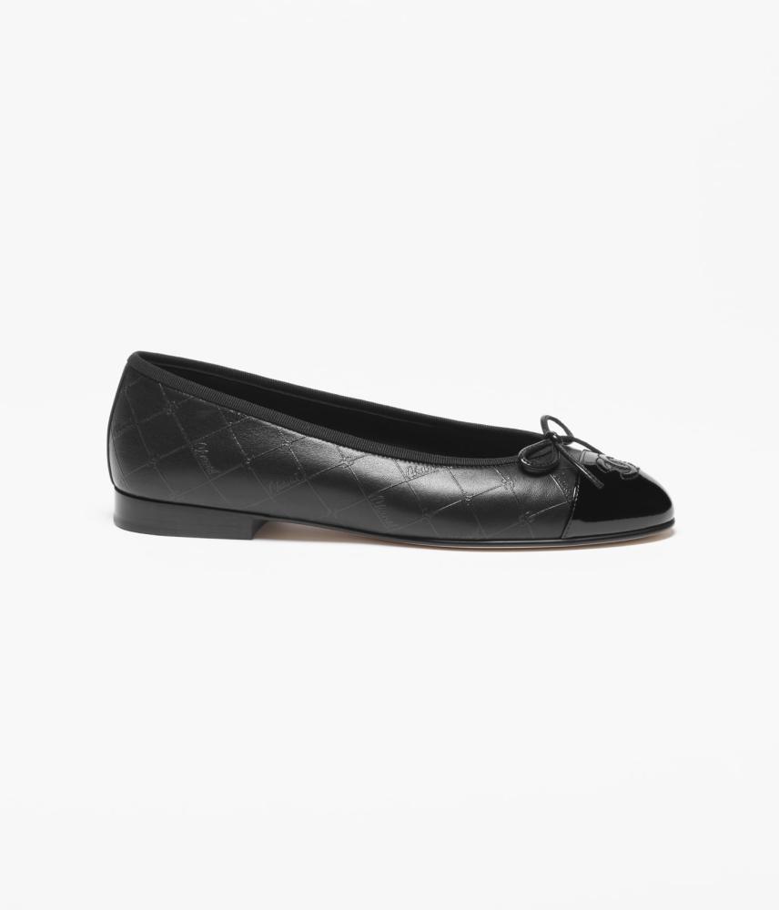 Chanel Ballerina Black Cannage — باليرينا شانيل أسود كاناج