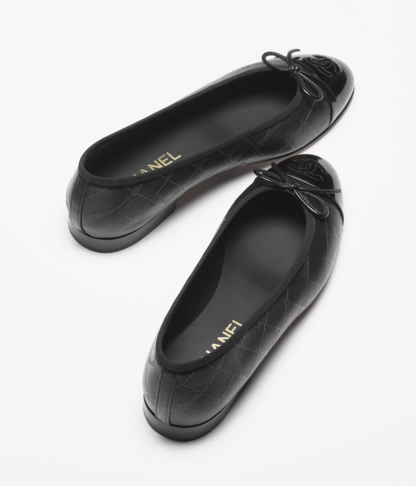 Chanel Ballerina Black Cannage — باليرينا شانيل أسود كاناج