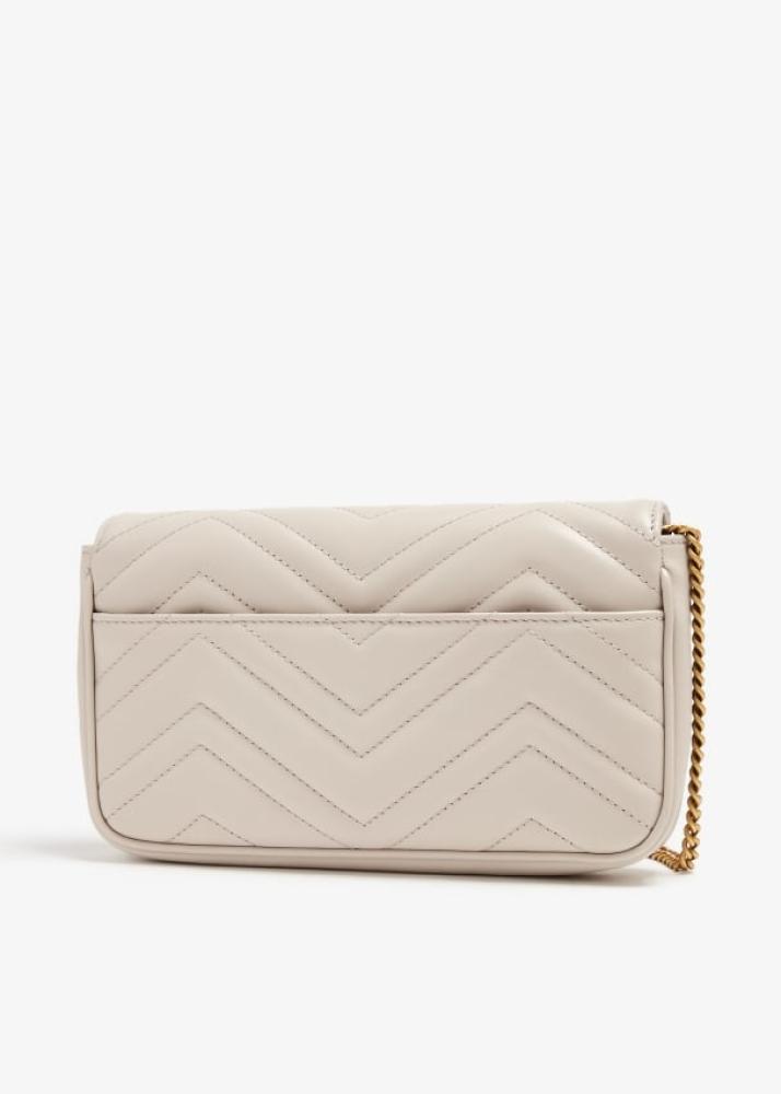 Gucci GG Marmont Mini White — جوتشي مارمونت