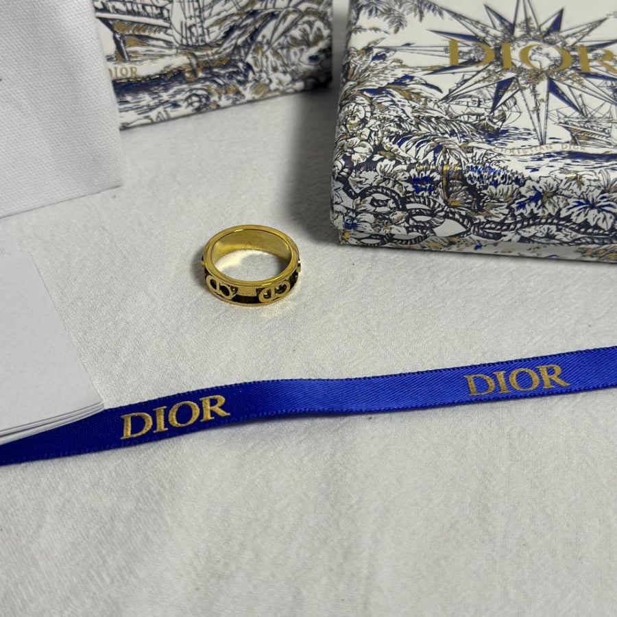 Gold CD ring