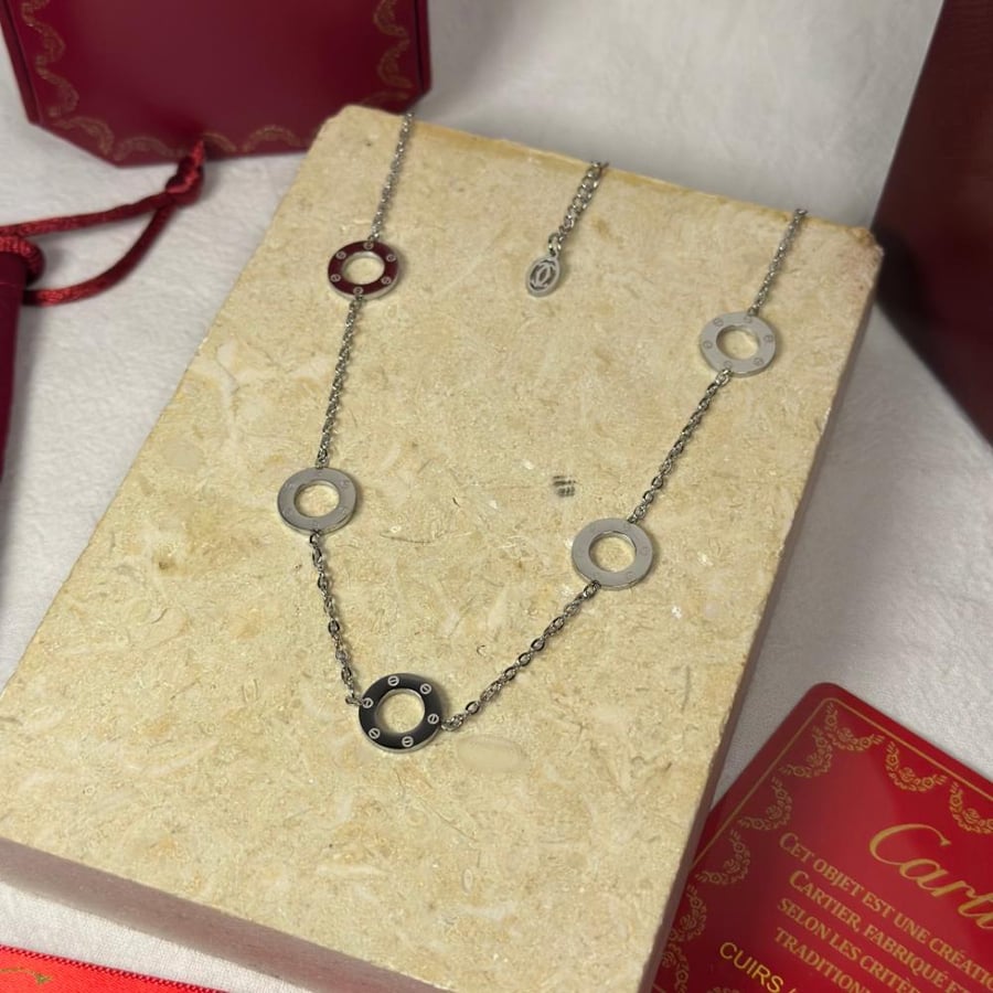 Silver C pendant