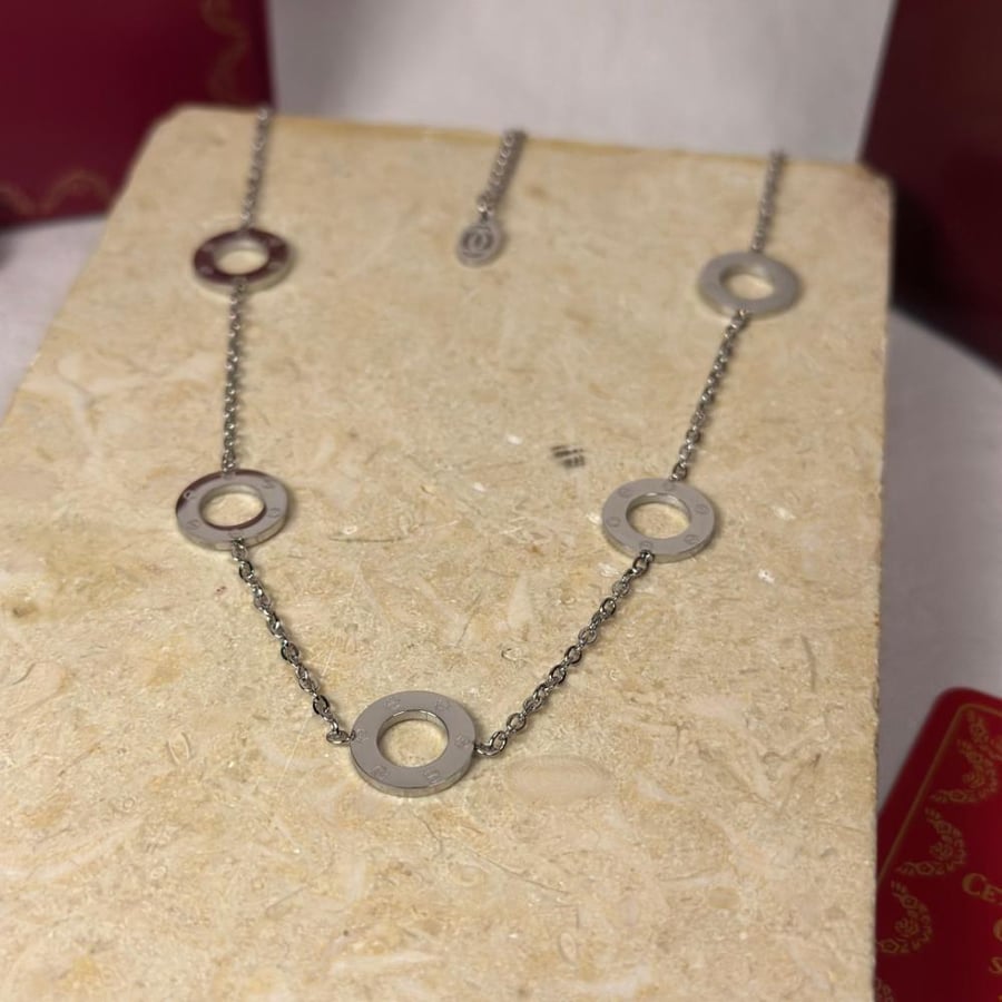Silver C pendant