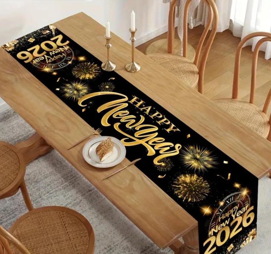 Wall background for celebrating the New Year 2026