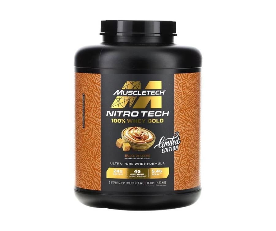 مسل تك نيتروتك بروتين واي نكهة كراميل سبيشل | MuscleTech Nitro Tech Whey Protein