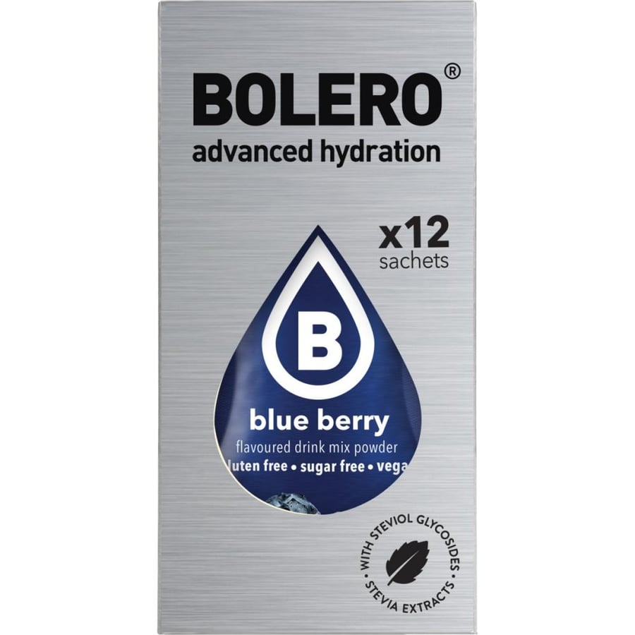منكهات الماء بوليرو 12 حبة - نكهة blue berry