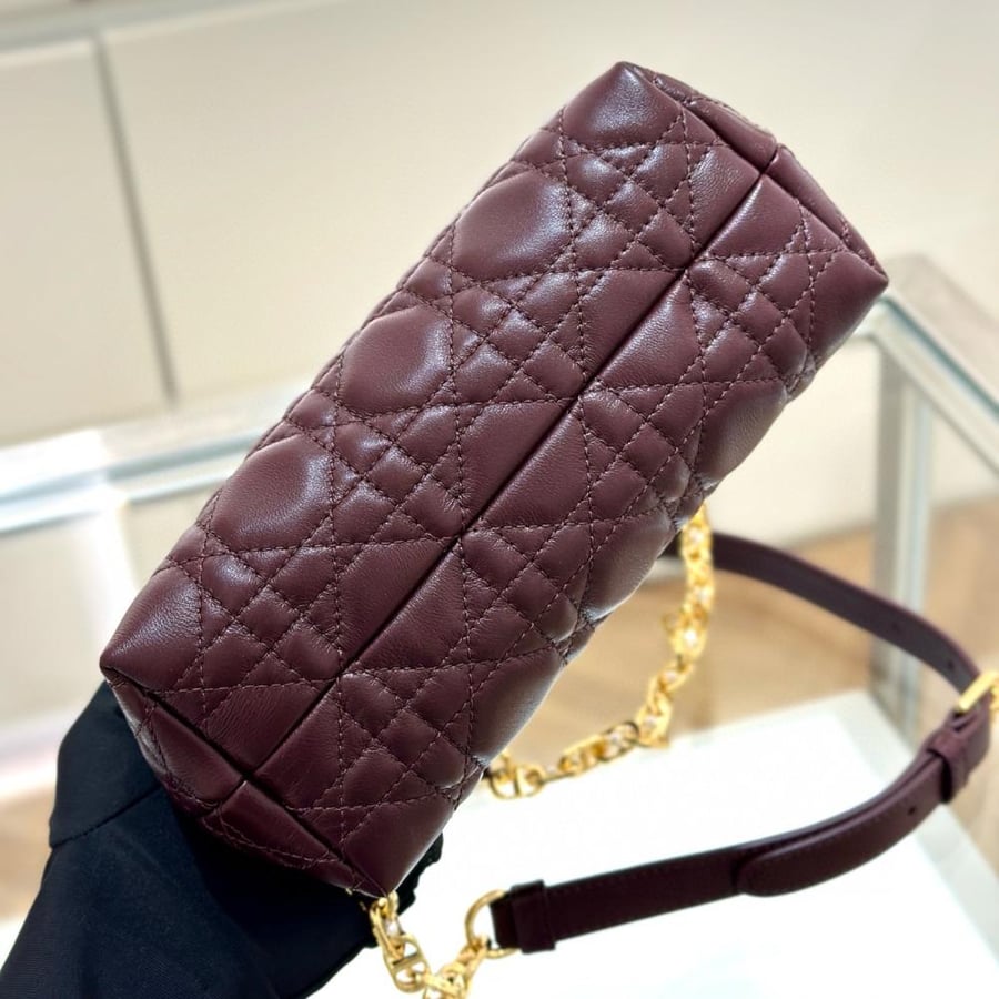 Dior Jolie Top Handle Burgundy