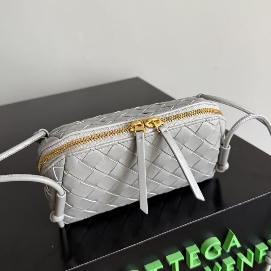 Concert Pouch in Intrecciato Leather