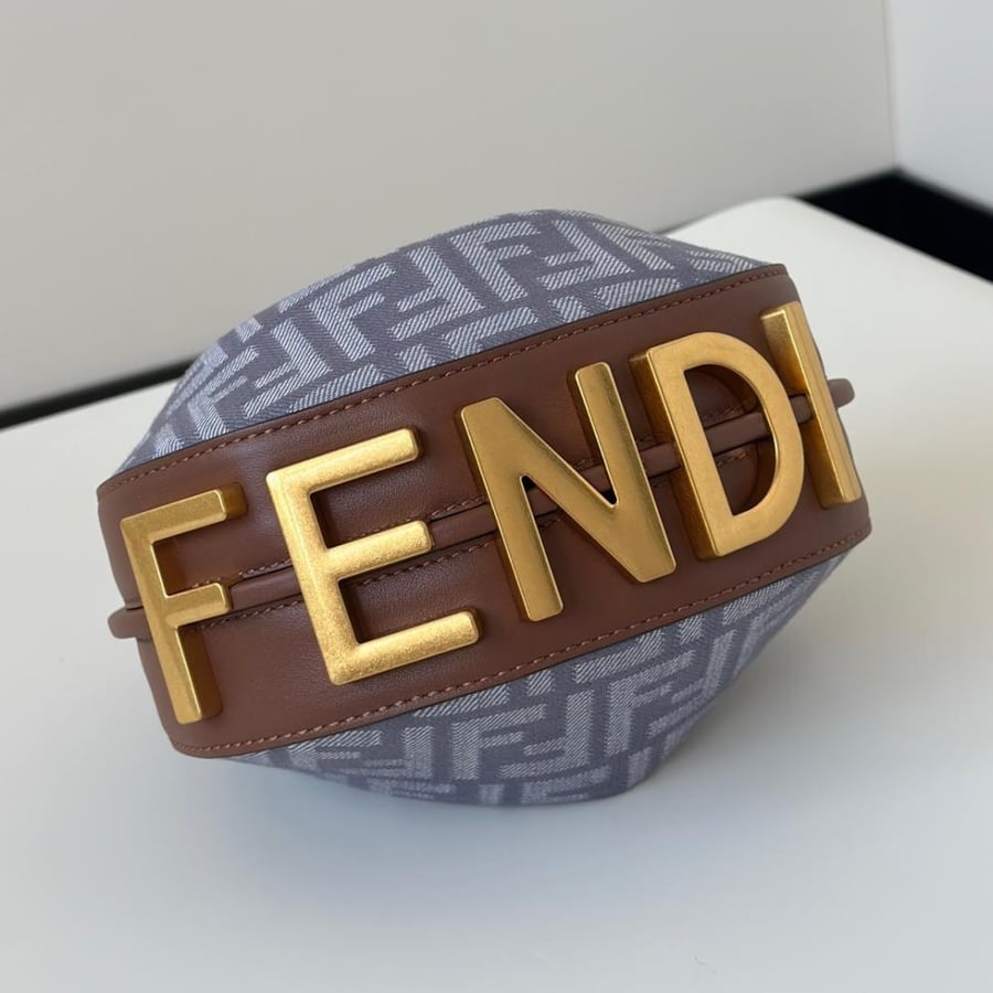 Fendigraphy mini bag blue