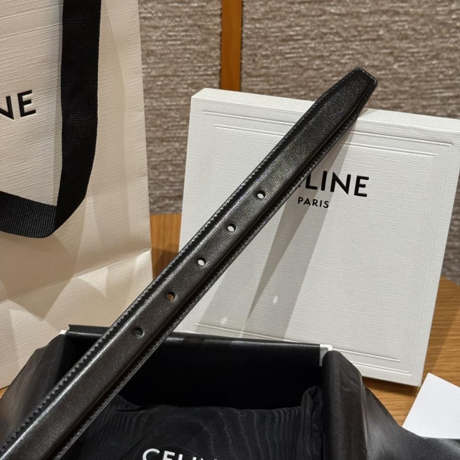 Silver Celine Belt