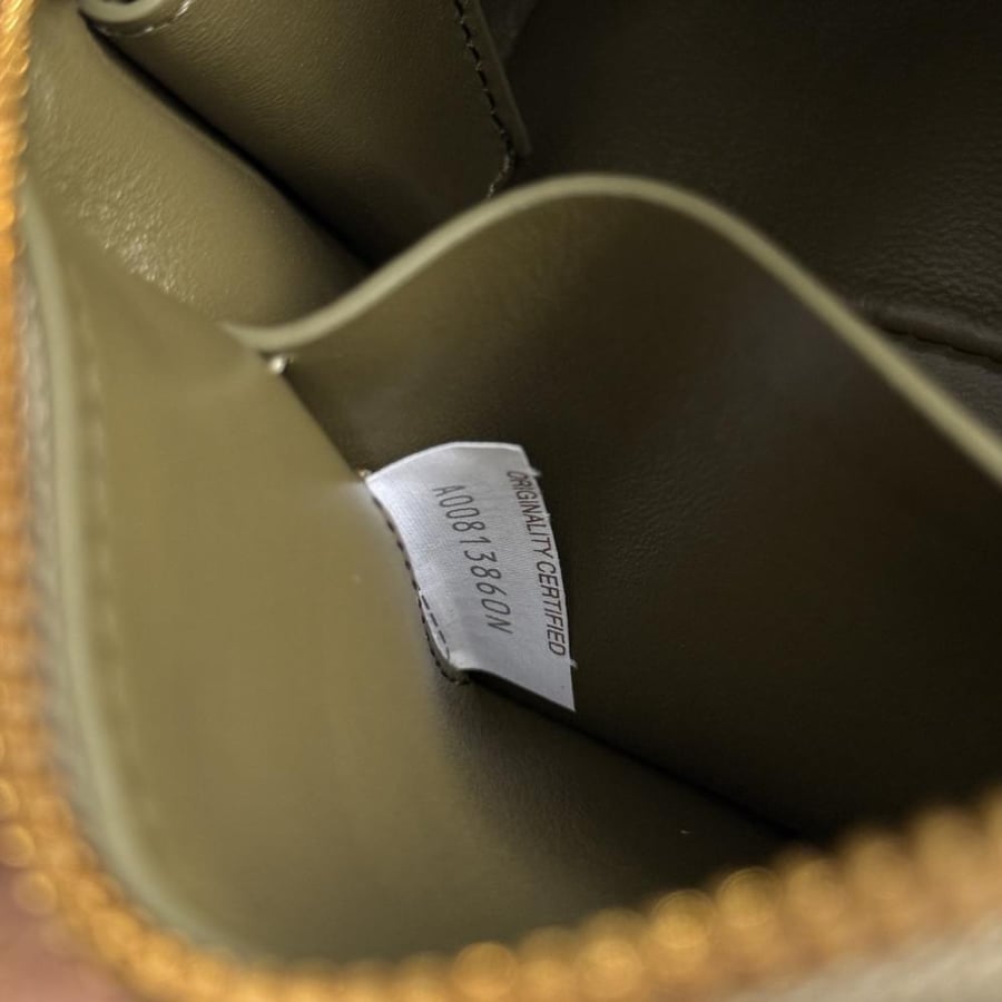 Concert Pouch in Intrecciato Leather