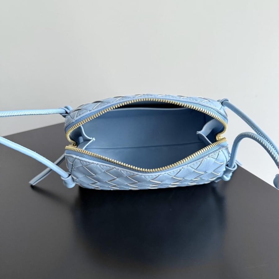 Concert Pouch in Intrecciato Leather