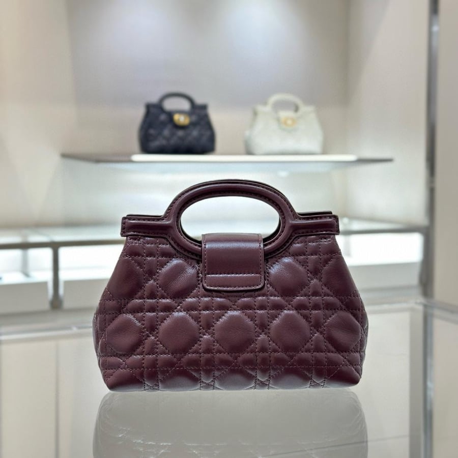 Dior Jolie Top Handle Burgundy